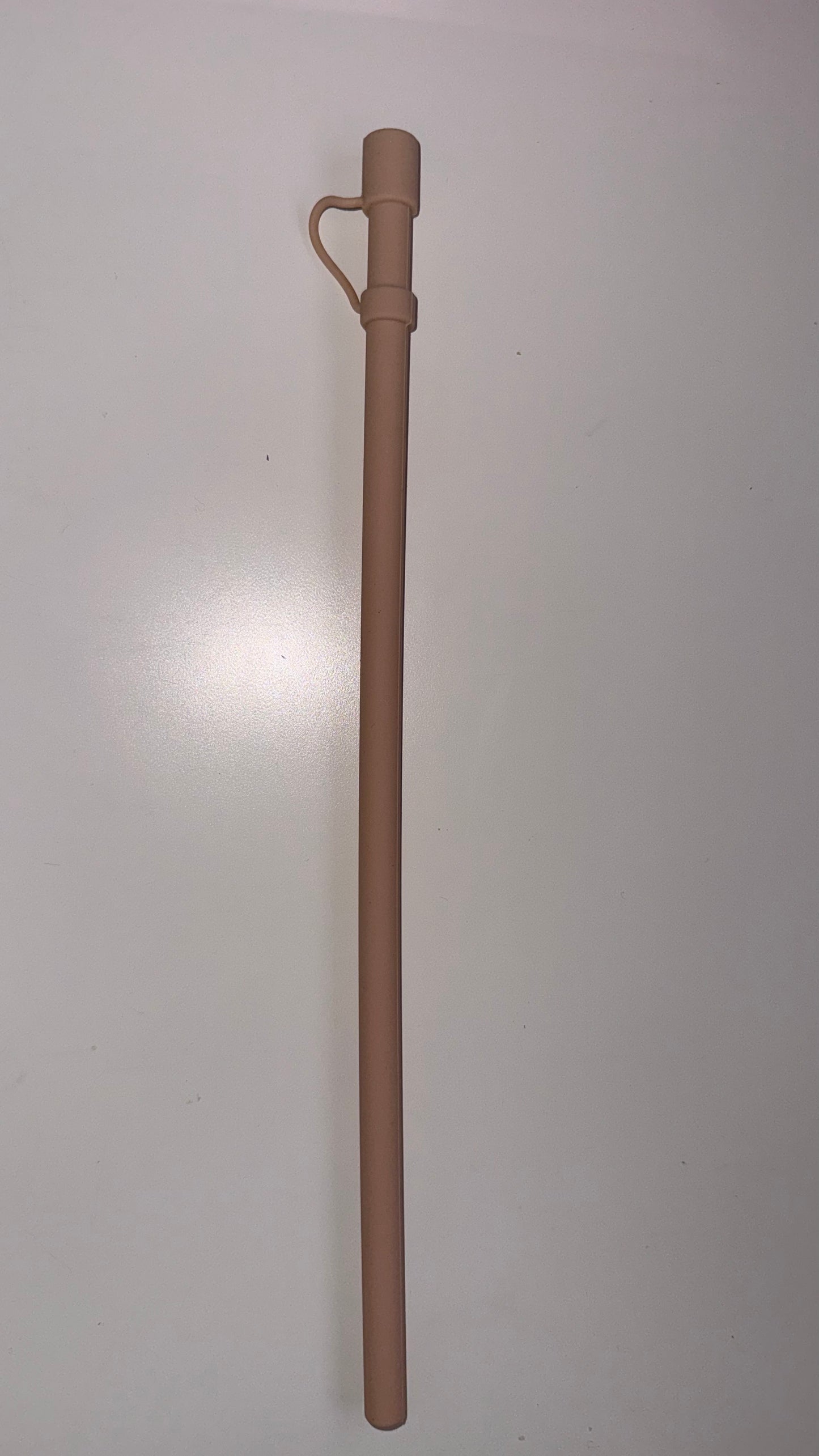 12 inch Silicone Straw with Cover