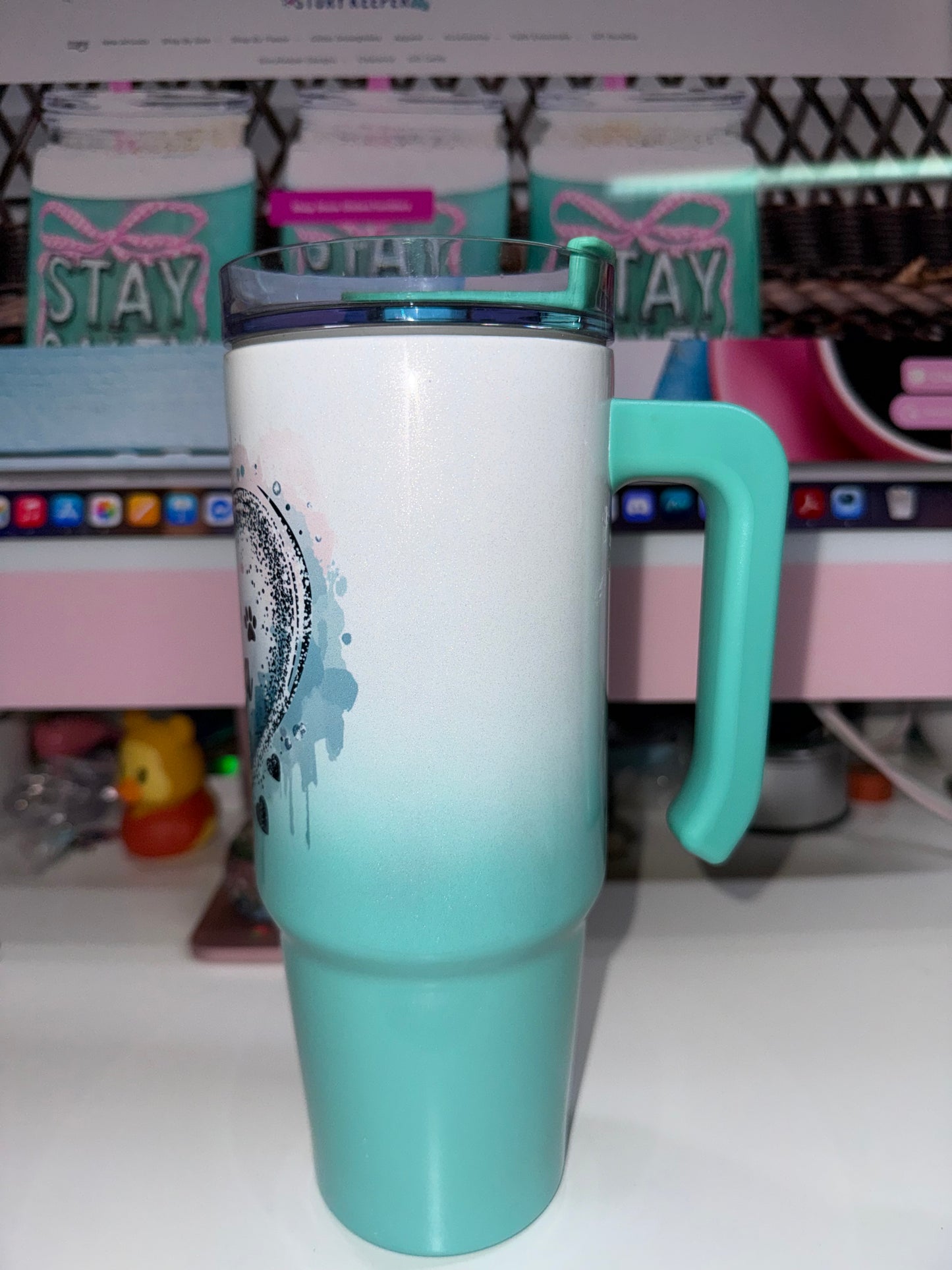 30 oz Dog Mama Grippy Tumbler