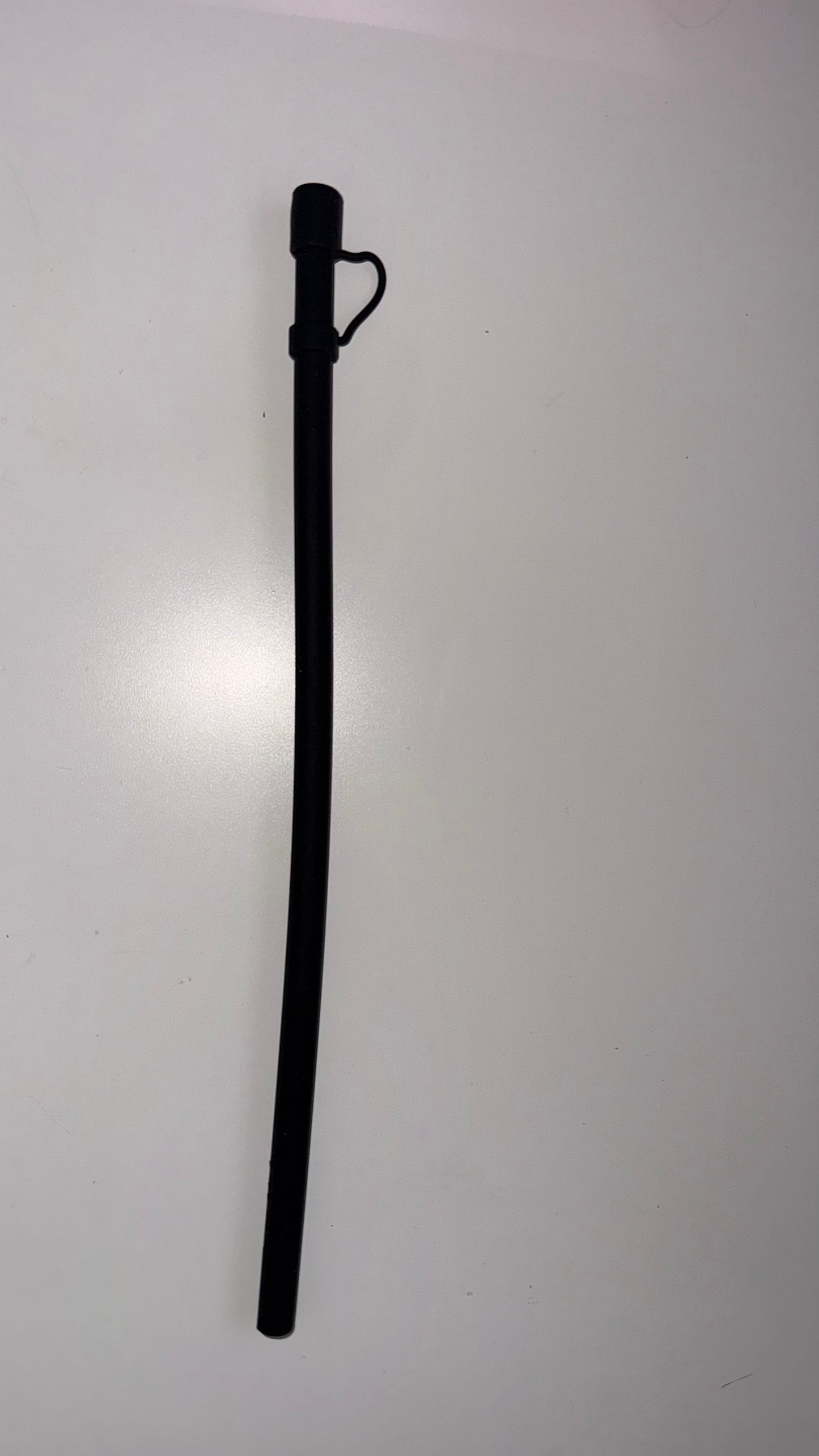 12 inch Silicone Straw with Cover