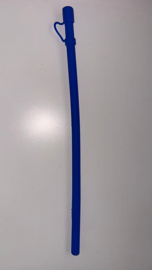 12 inch Silicone Straw with Cover