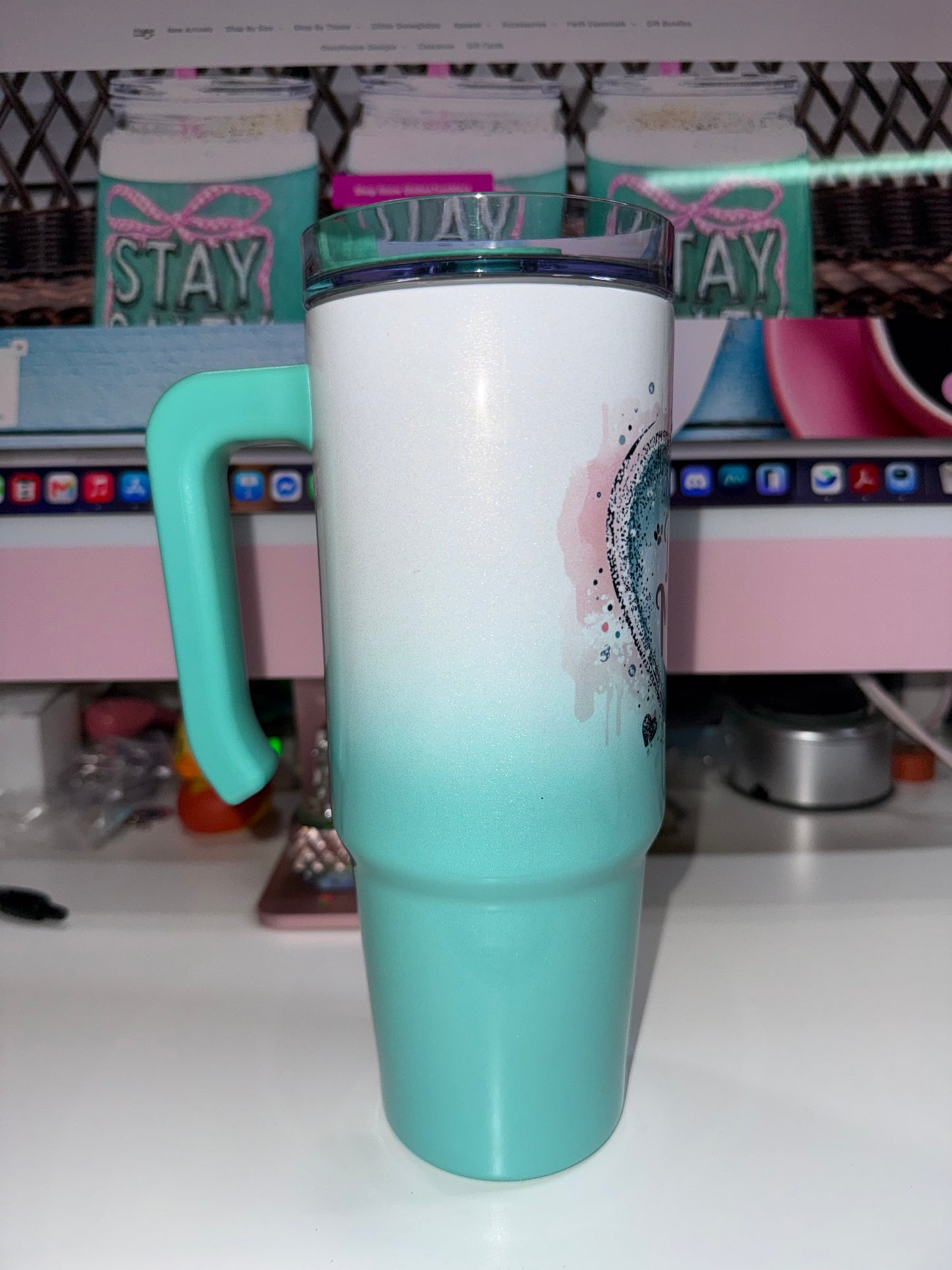 30 oz Dog Mama Grippy Tumbler