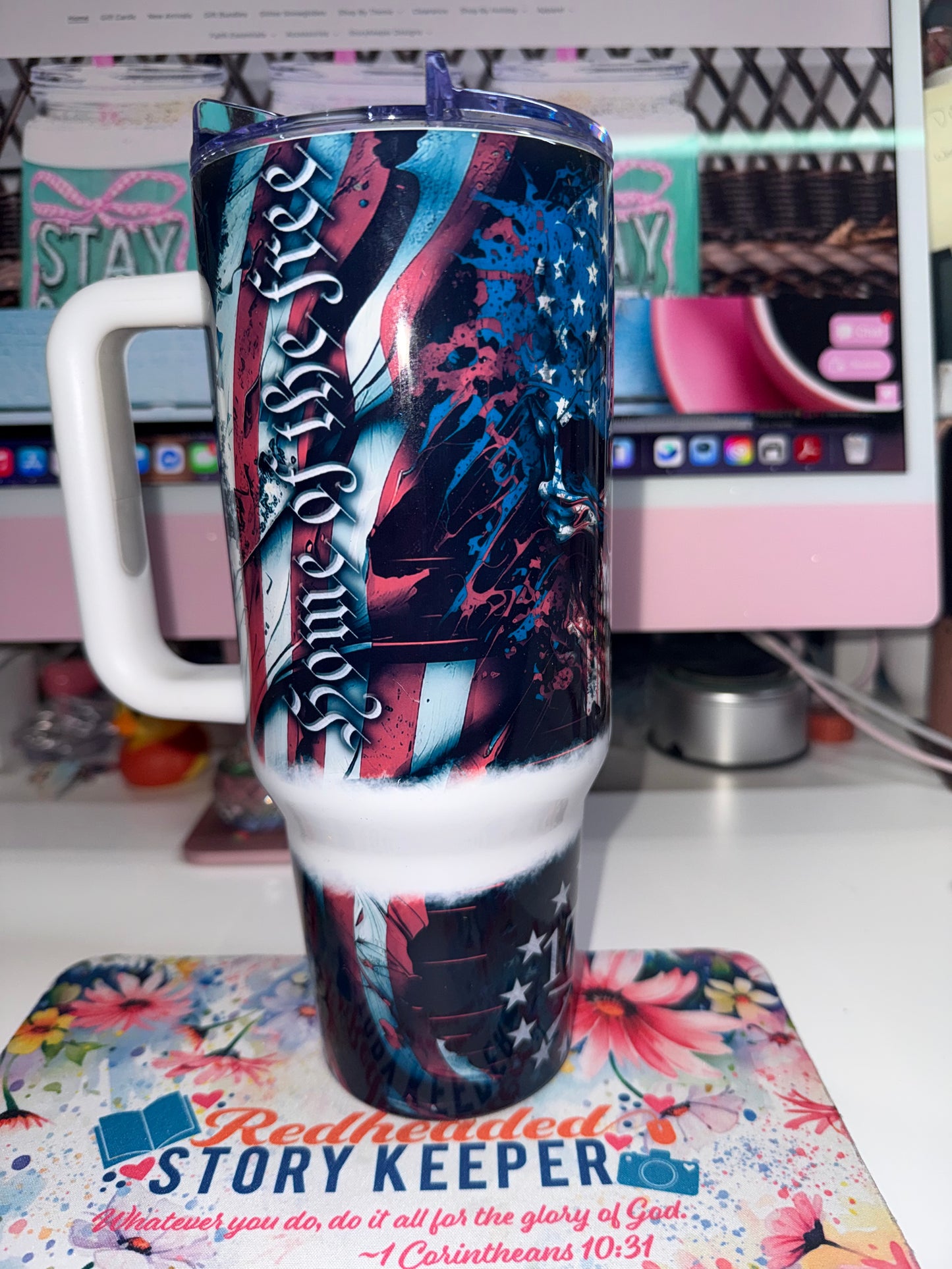 40 oz We the People Big Swig Tumbler
