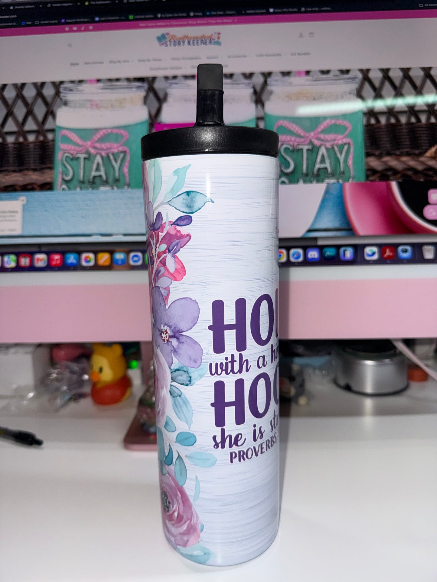 30 oz Duo Lid Holy with a Hint of Hood Tumbler