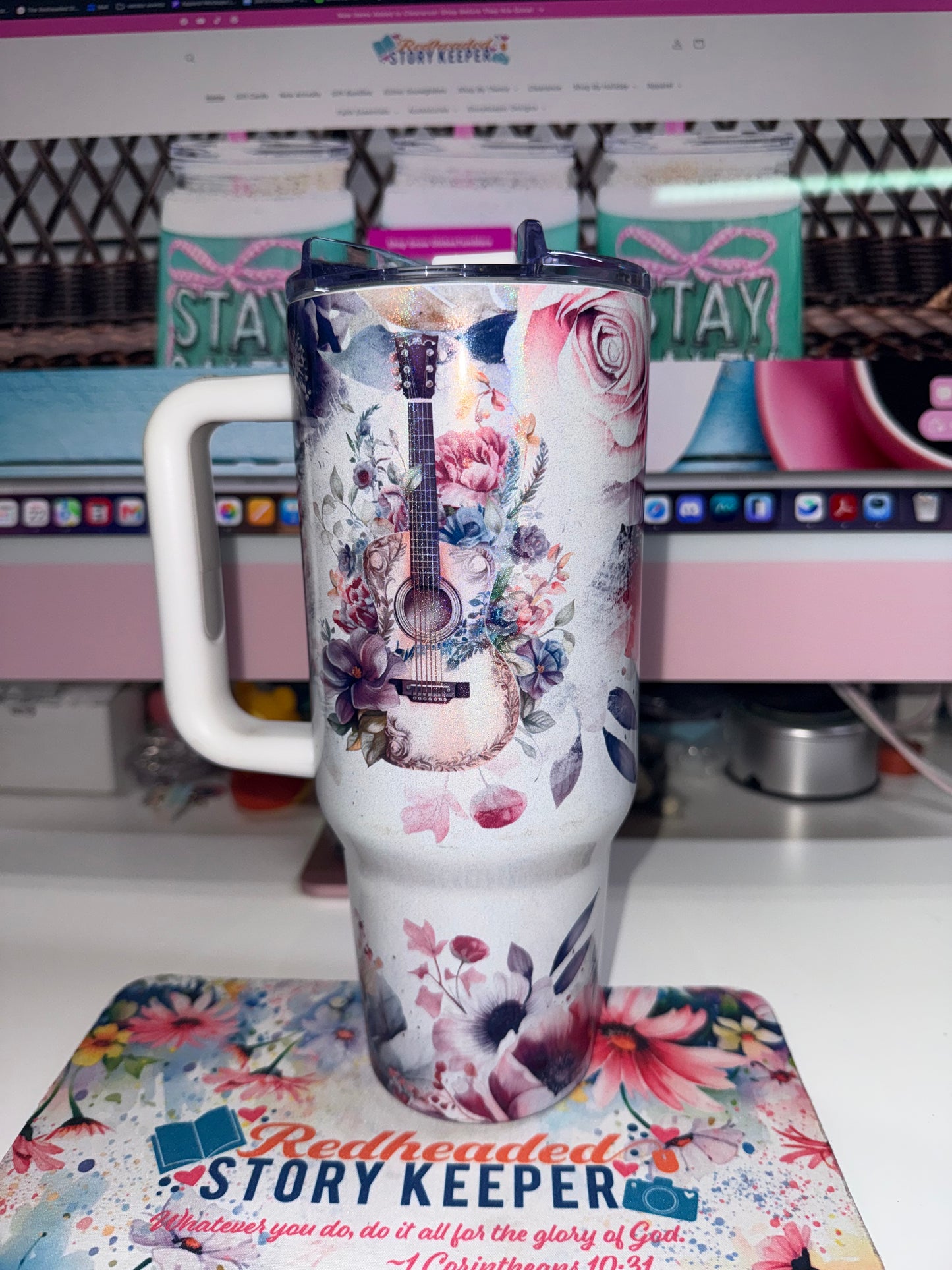 40 oz Dirt Roads & Country Music Big Swig Tumbler