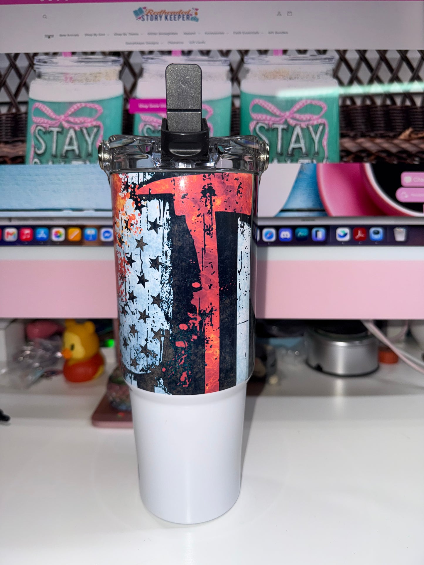 30 oz Firefighter Tri-Sip Tumbler