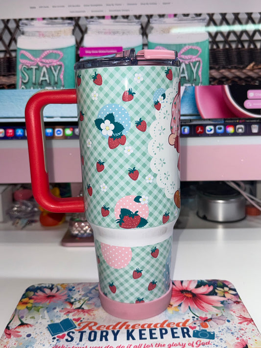 40 oz Strawberry Shortcake Limited Edition Big Swig Tumbler
