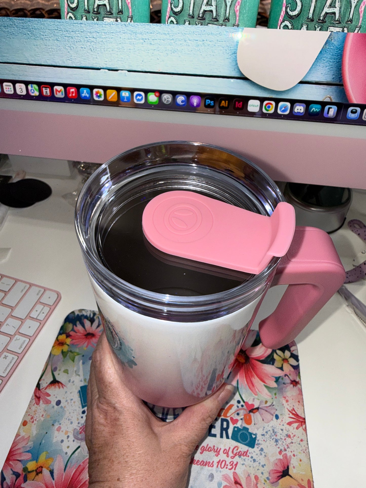 30 oz Dog Mama Grippy Tumbler