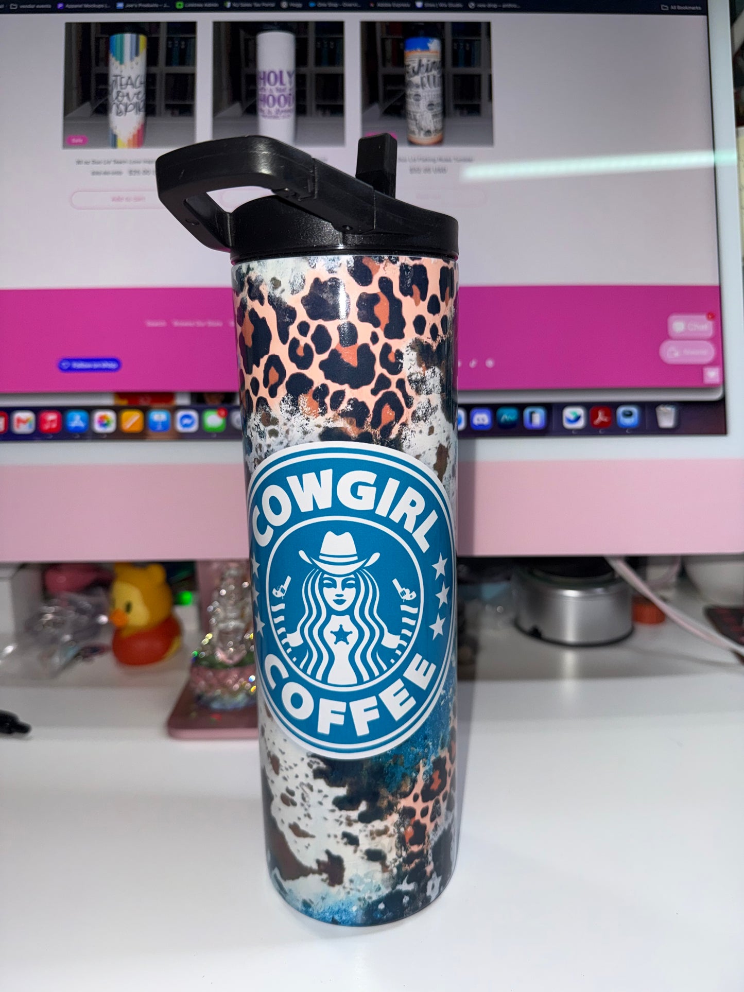 30 oz Cowgirl Coffee Duo Tumbler