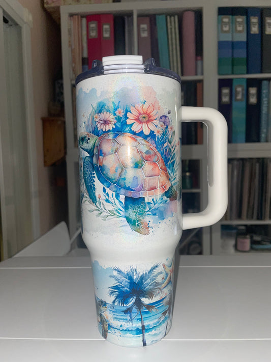 40 oz Better at the Beach Holographic Big Swig Tumbler
