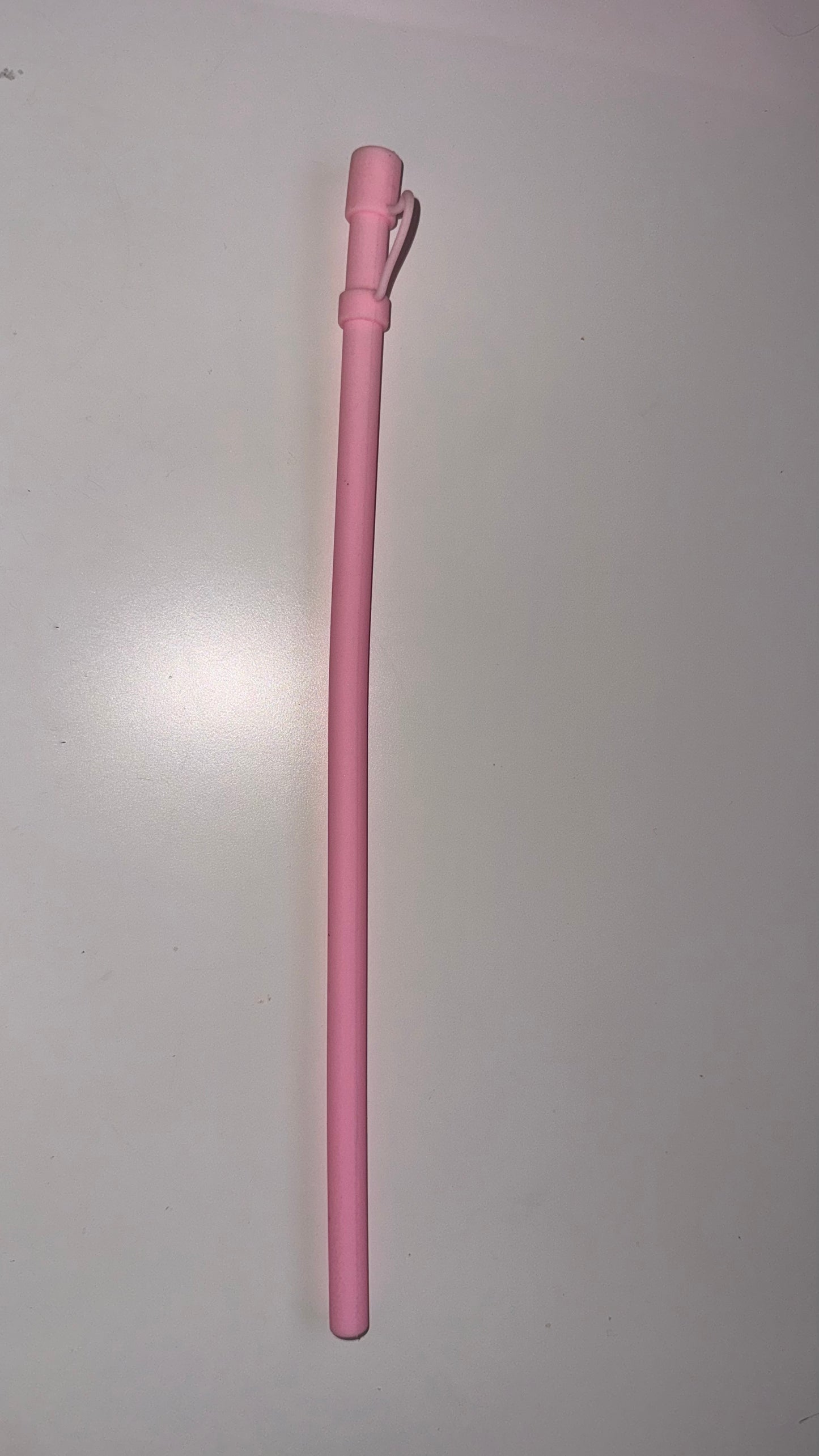12 inch Silicone Straw with Cover