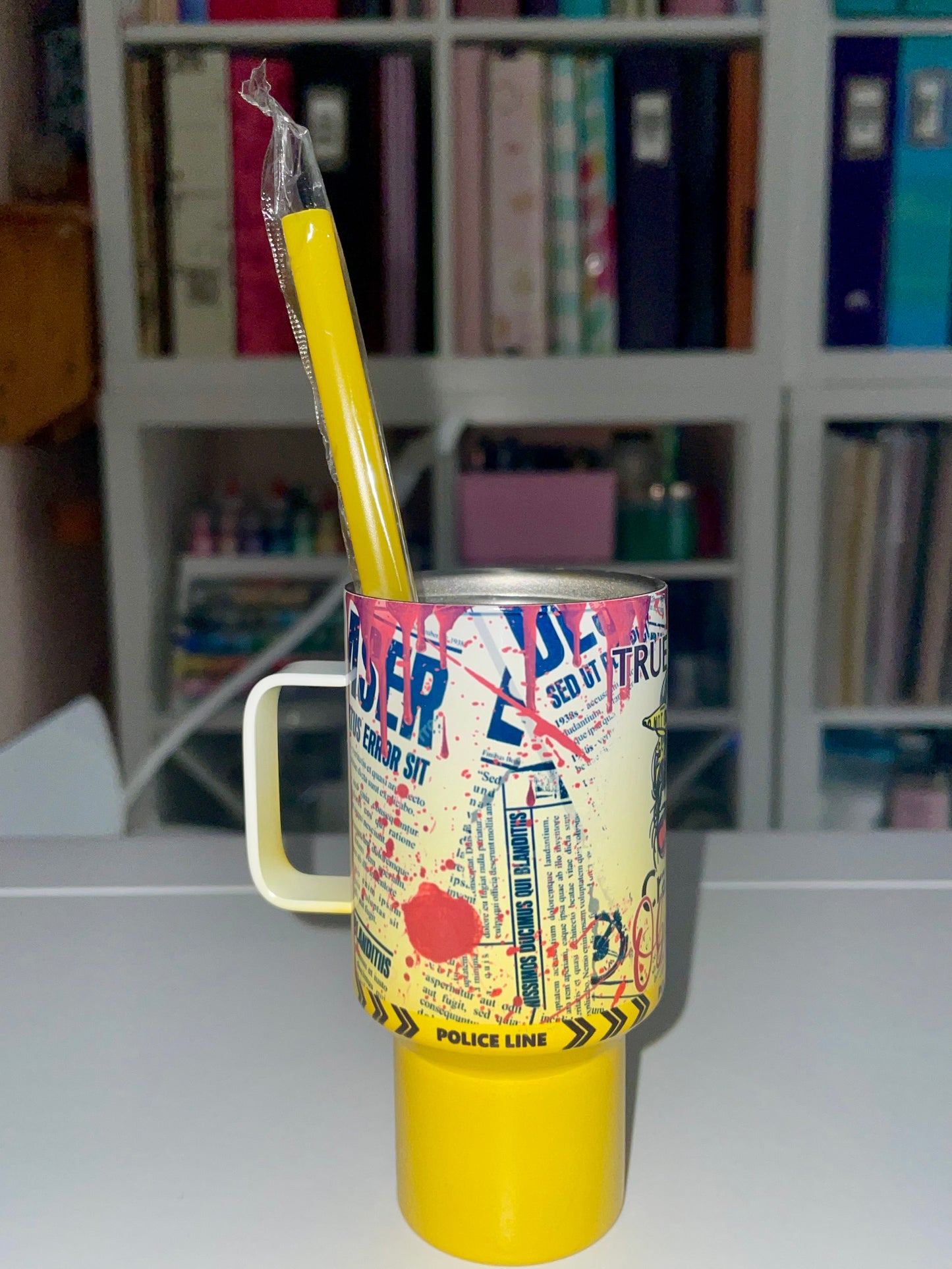 40 oz True Crime & Crafting Obsessed Big Swig Tumbler Set