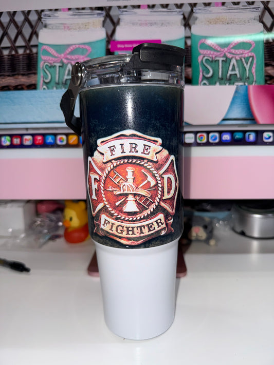 30 oz Firefighter Tri-Sip Tumbler