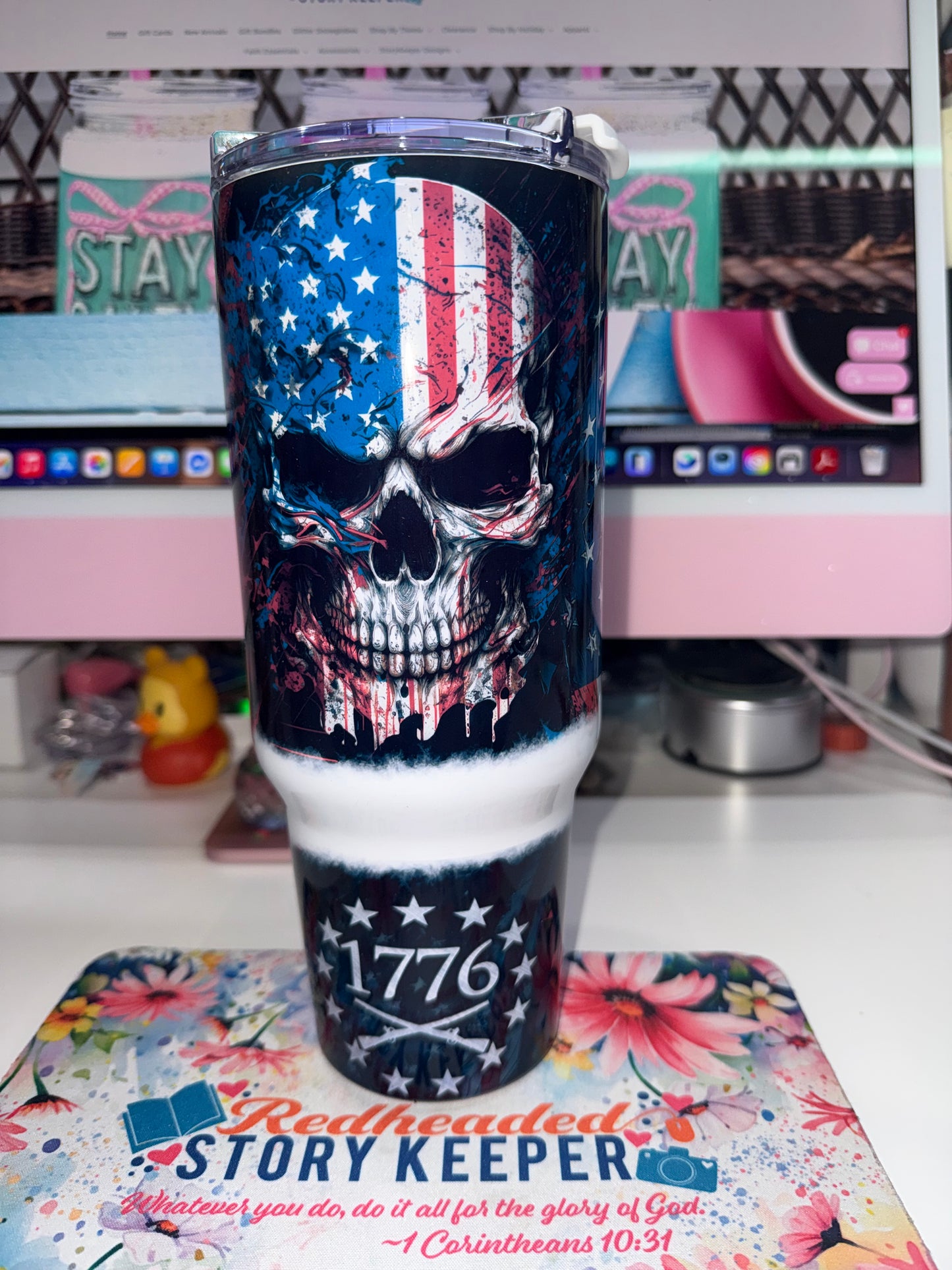 40 oz We the People Big Swig Tumbler