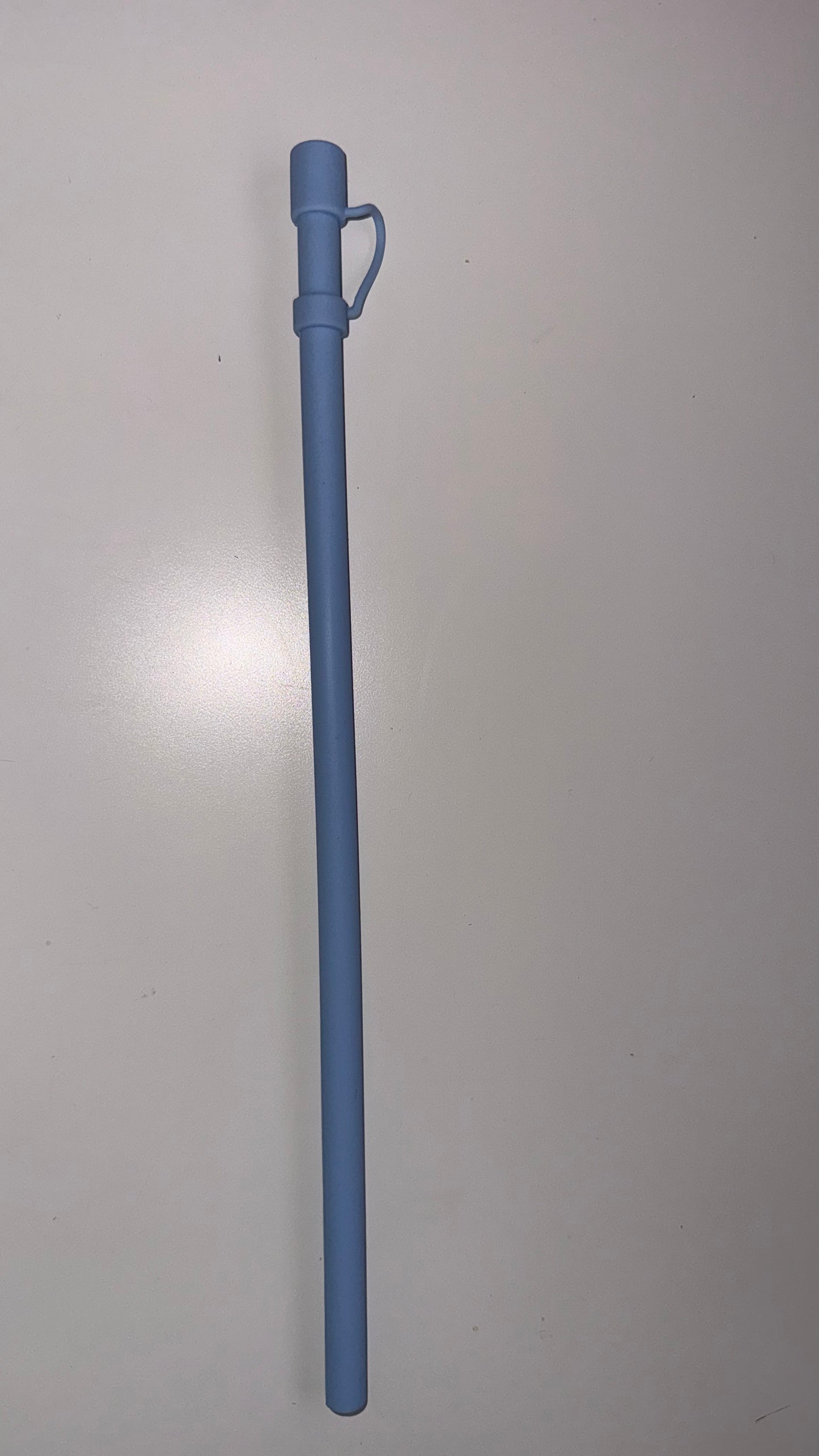 12 inch Silicone Straw with Cover