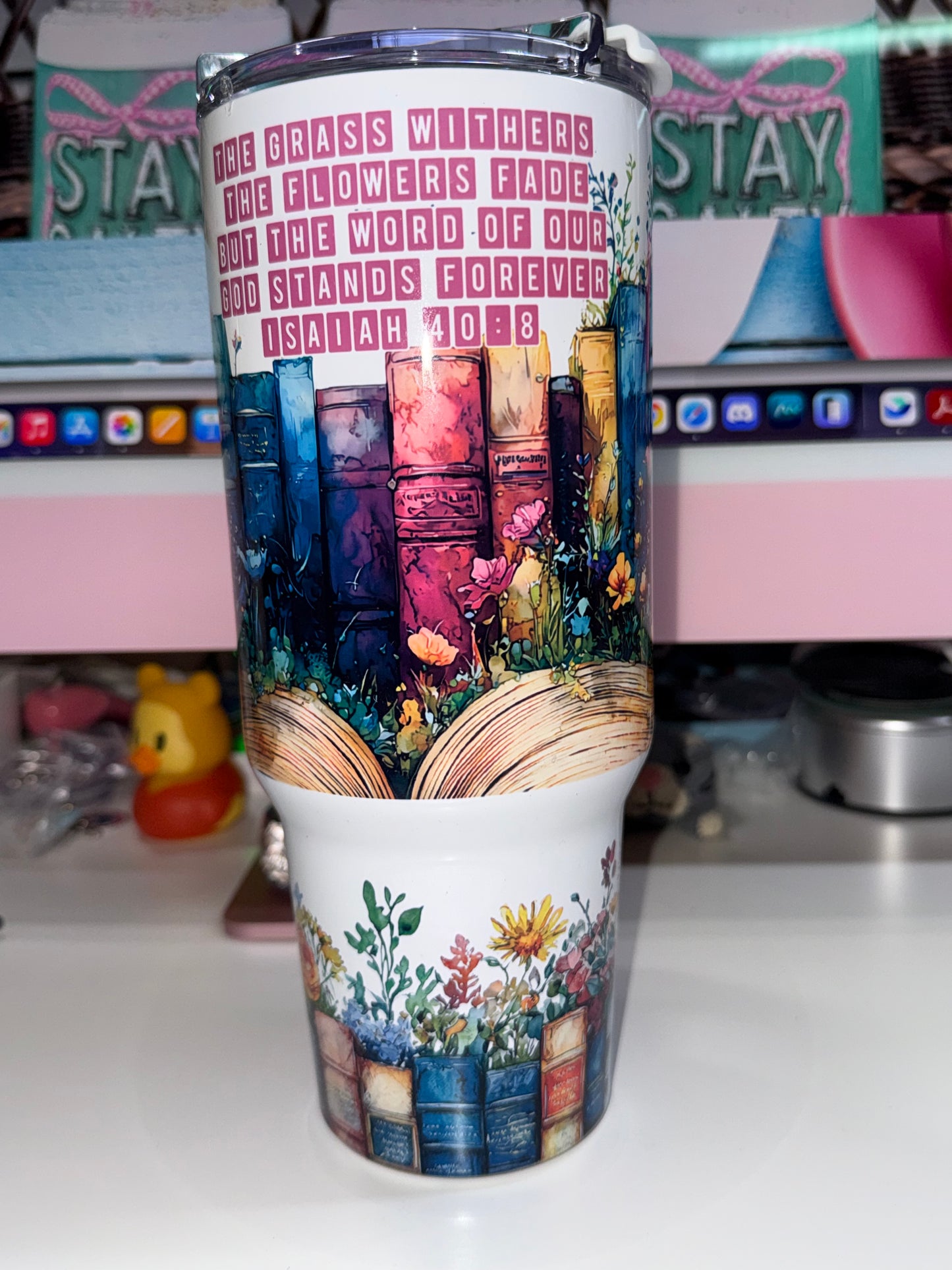 40 oz Isaiah 40:8 Big Swig Tumbler