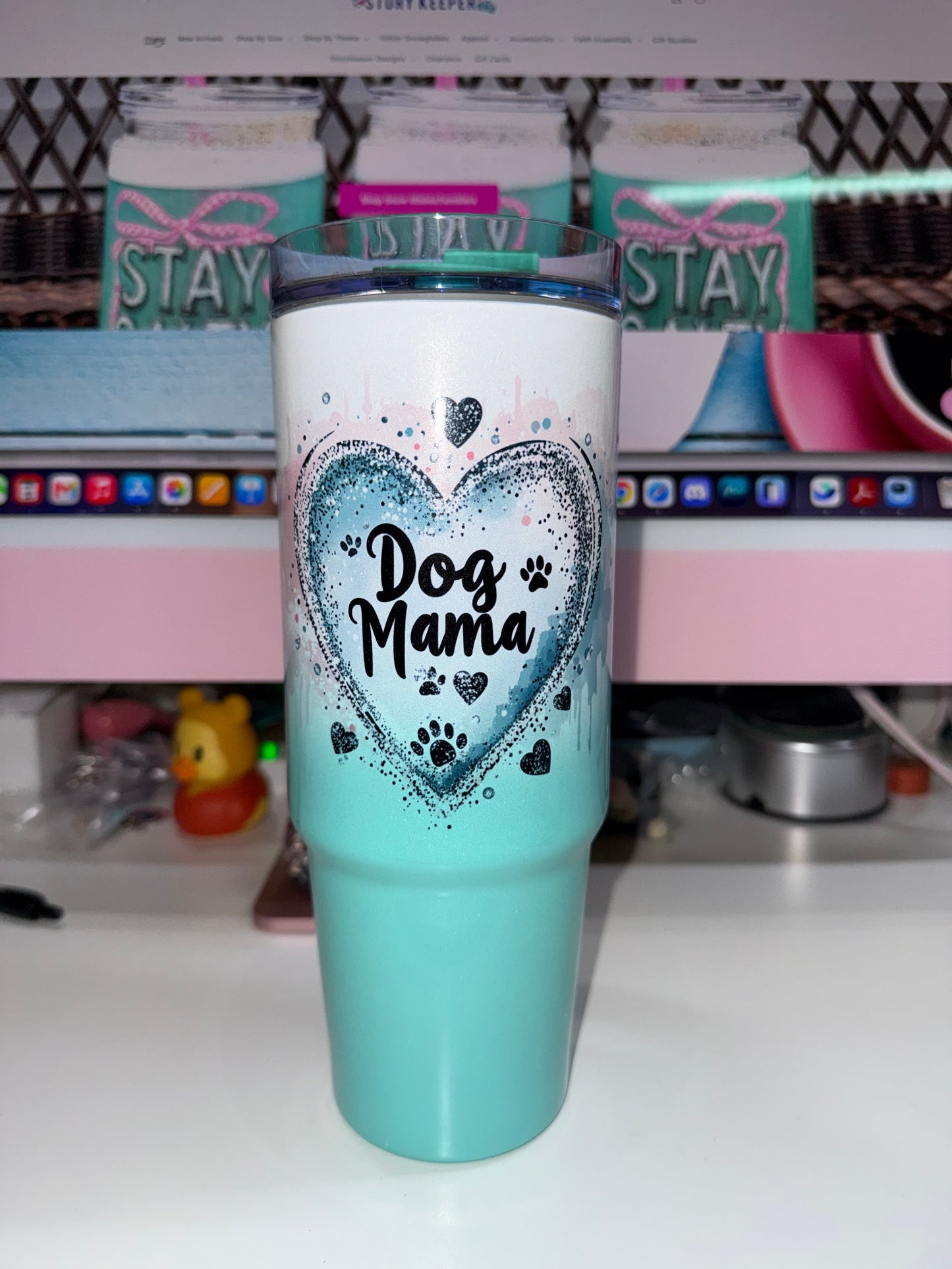 30 oz Dog Mama Grippy Tumbler