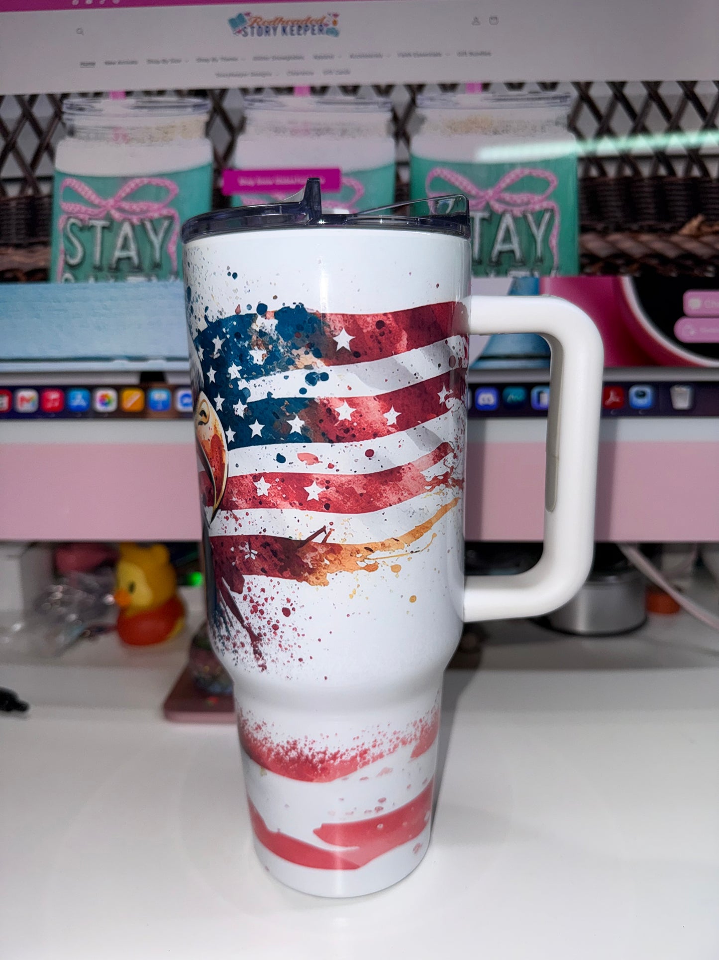 40 oz American Eagle Big Swig Tumbler
