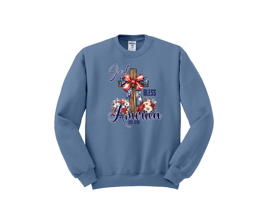 God Bless America PNG - Commercial Use License + FREE Mockup