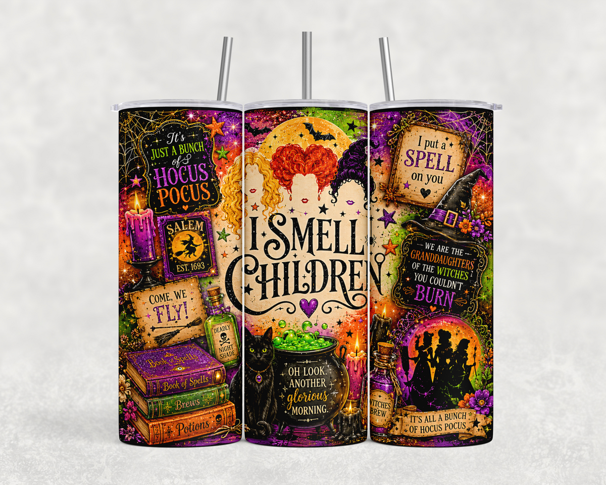 20 oz I Smell Children Holographic Tumbler