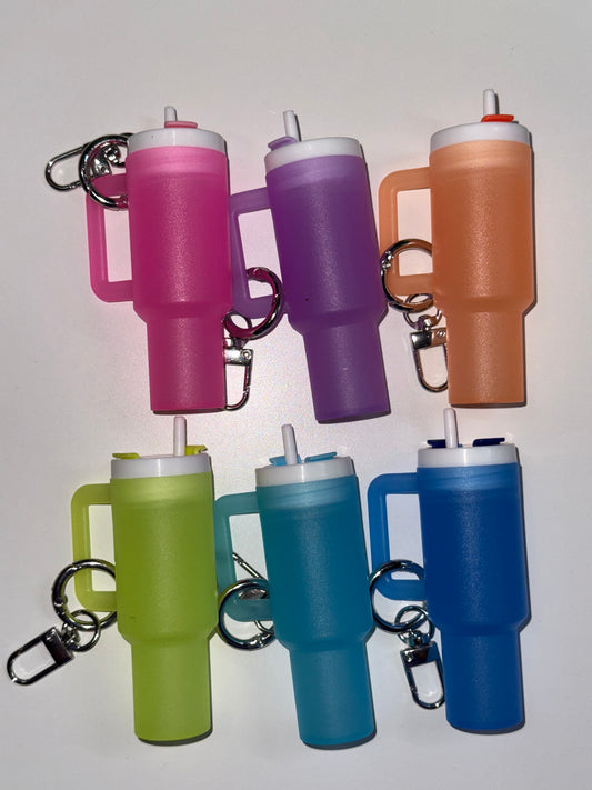 Chapstick Mini Tumbler Keychains - Glow