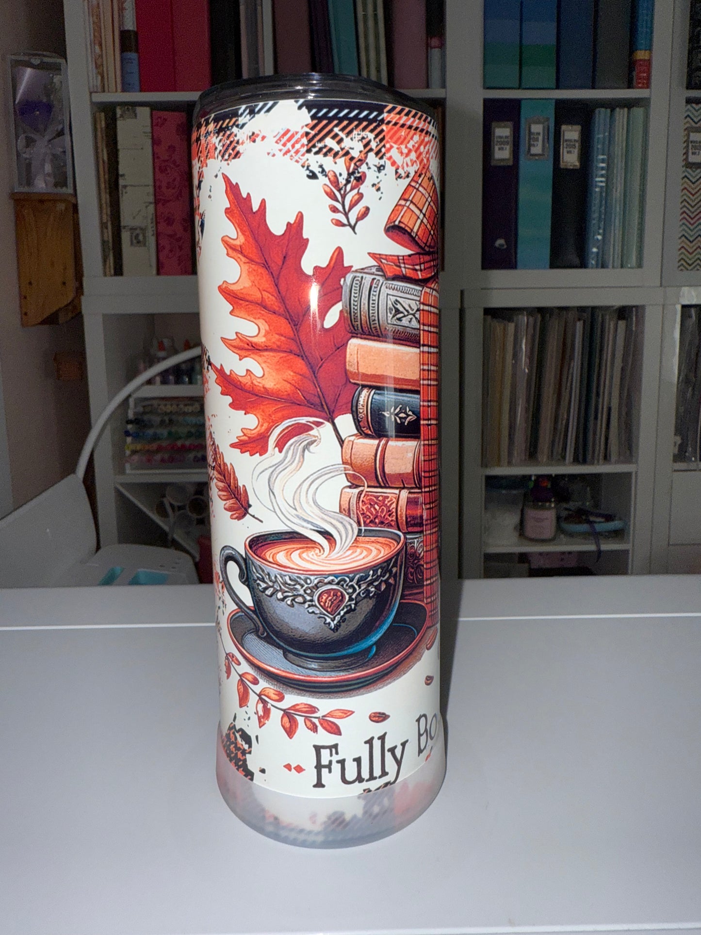 20 oz Booked Fully For Fall Tumbler