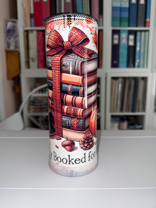 20 oz Booked Fully For Fall Tumbler