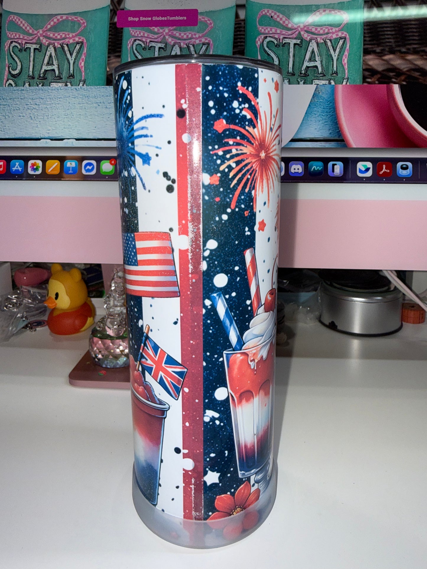 20 oz Lil' Firecracker Cow Tumbler