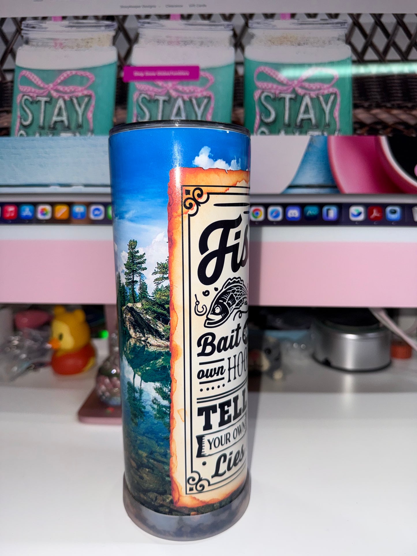 20 oz Fishing Rules Tumbler