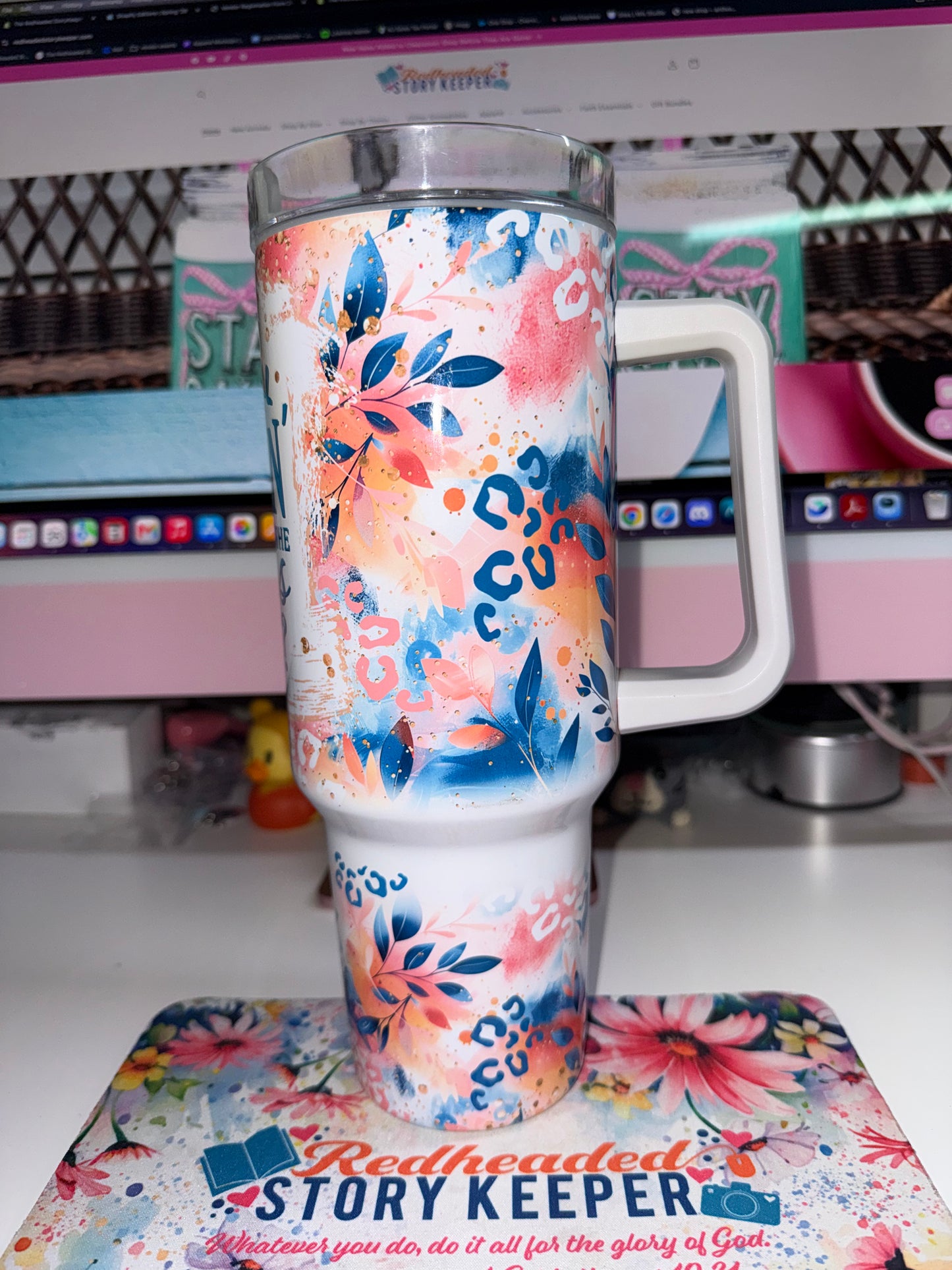 40 oz Why Y'all Tryin' Travel Tumbler