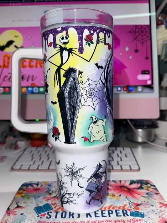 40 oz Love is Forever Travel Tumbler - The Redheaded StoryKeeper