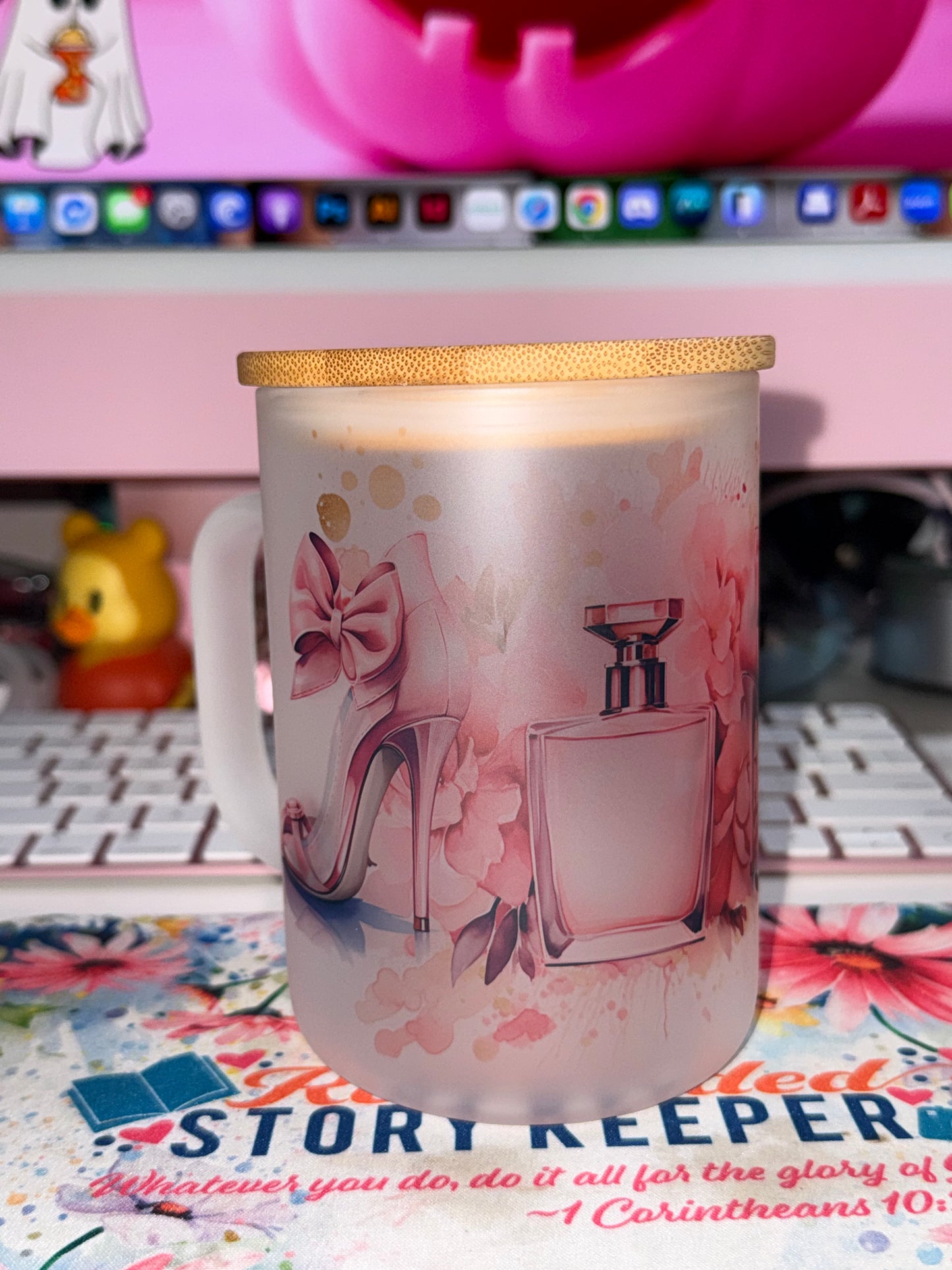 17 oz Daughter's Attitude Matte Glass Mug