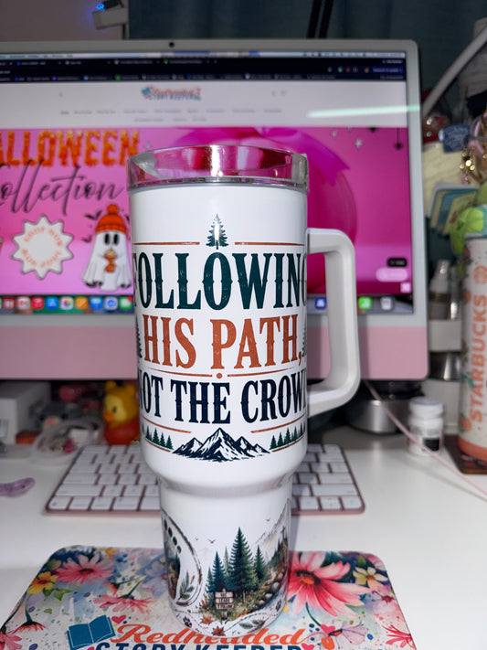 40 oz Follow His Path Travel Tumbler