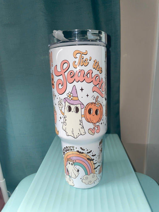 40 oz Tis the Season Spooky Travel Tumbler