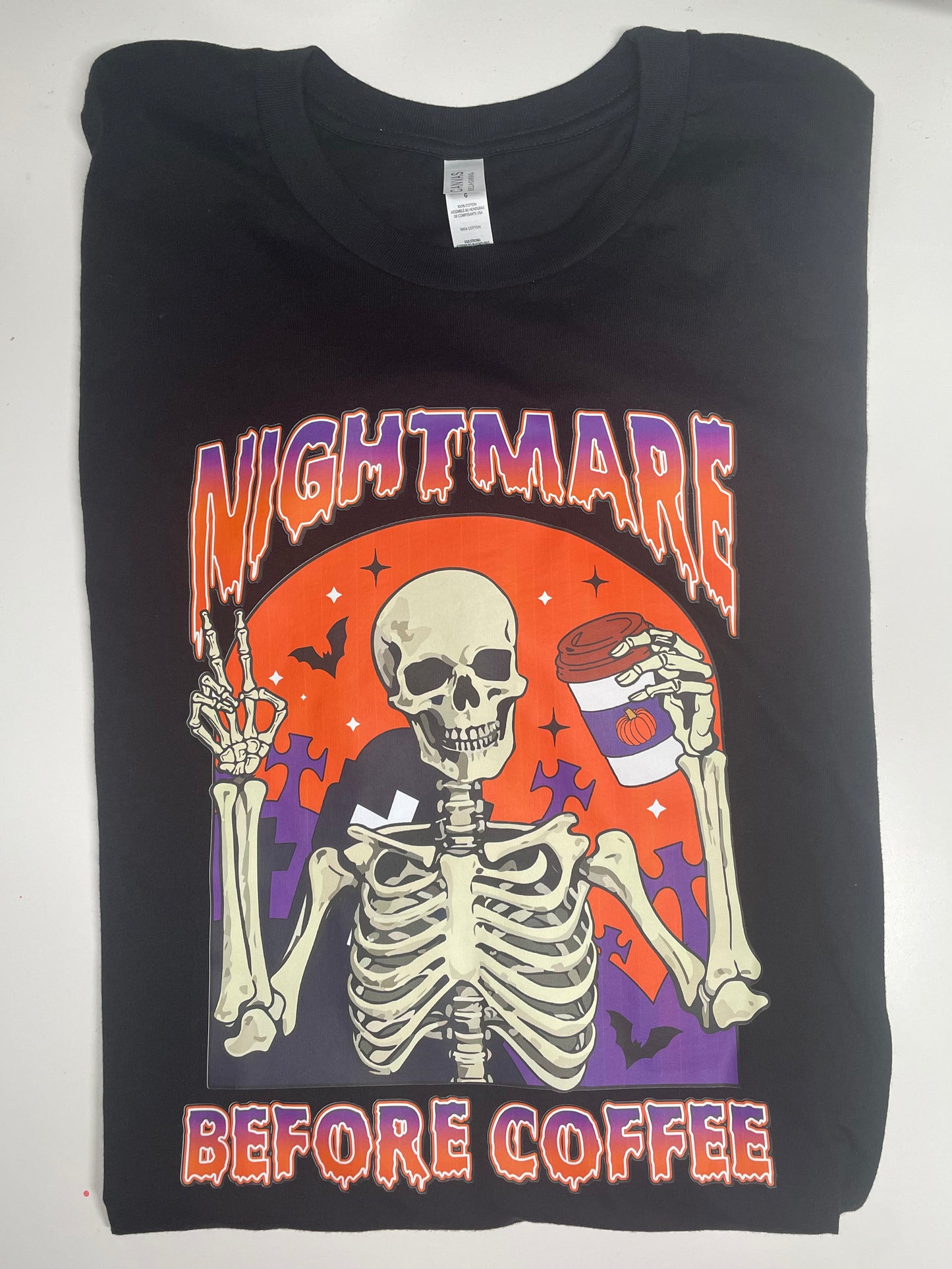 Nightmare Before Coffee Tee