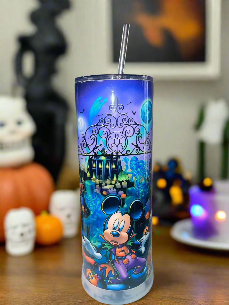 20 oz Spooky Mansion & Friends Tumbler