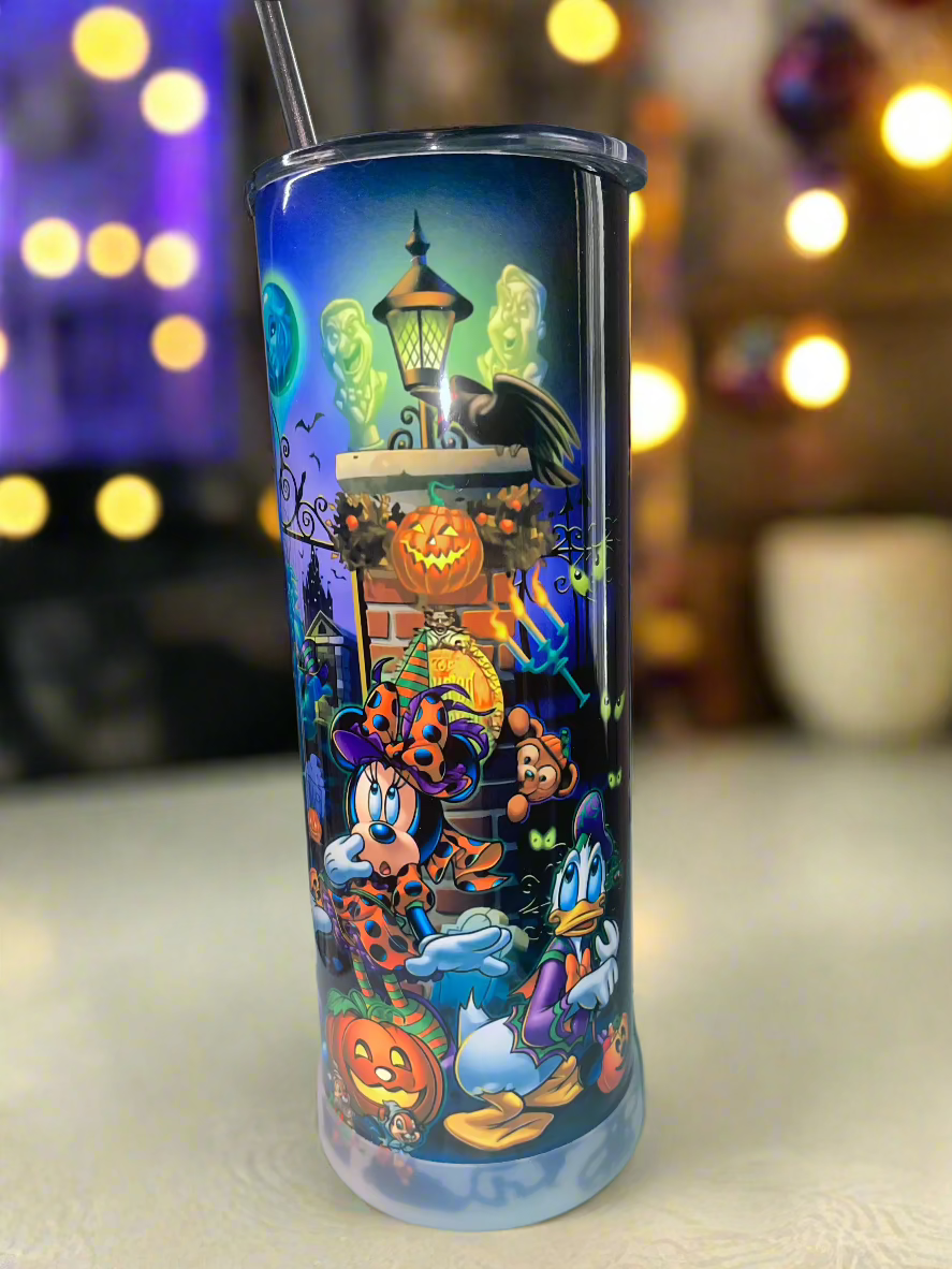 20 oz Spooky Mansion & Friends Tumbler