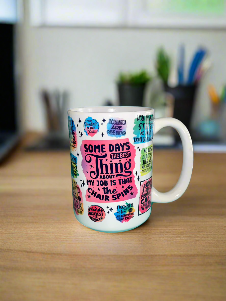 15 oz Funny Office Ceramic Mug