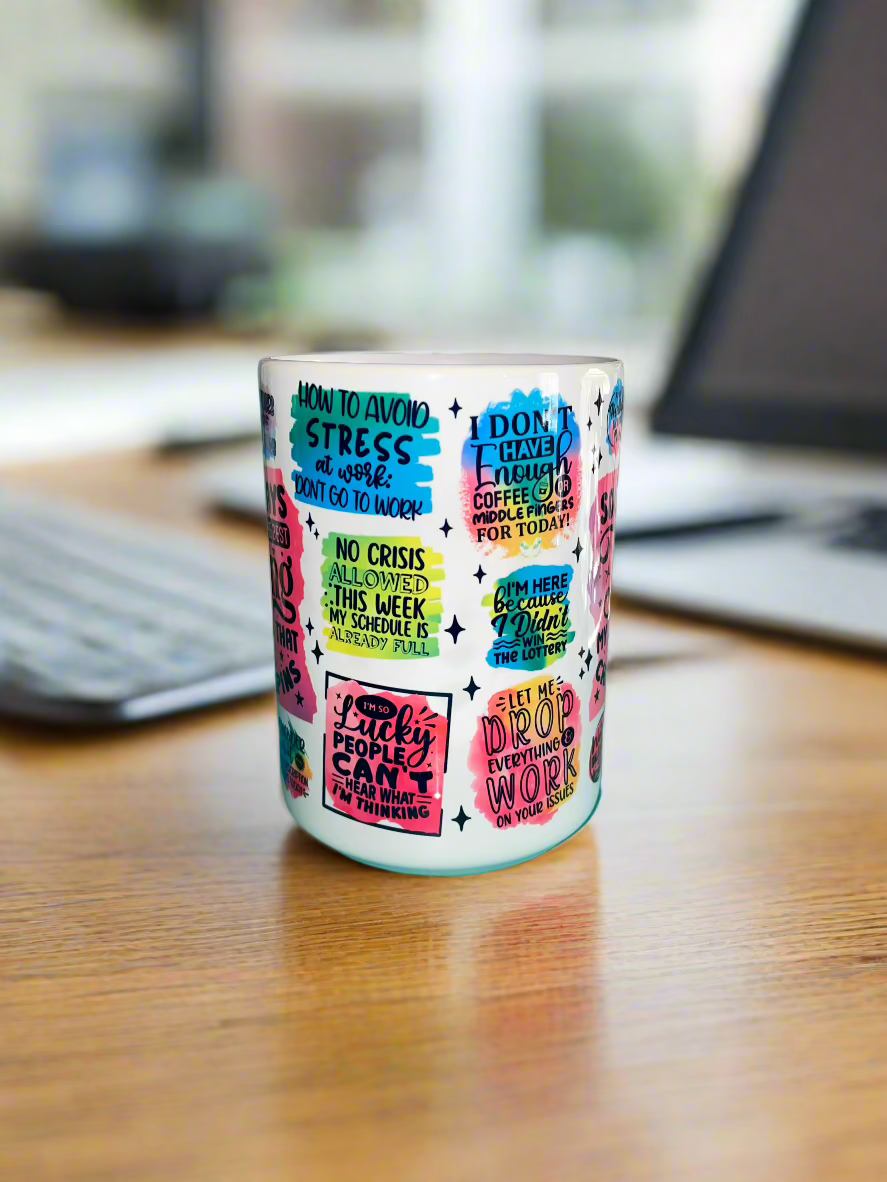 15 oz Funny Office Ceramic Mug