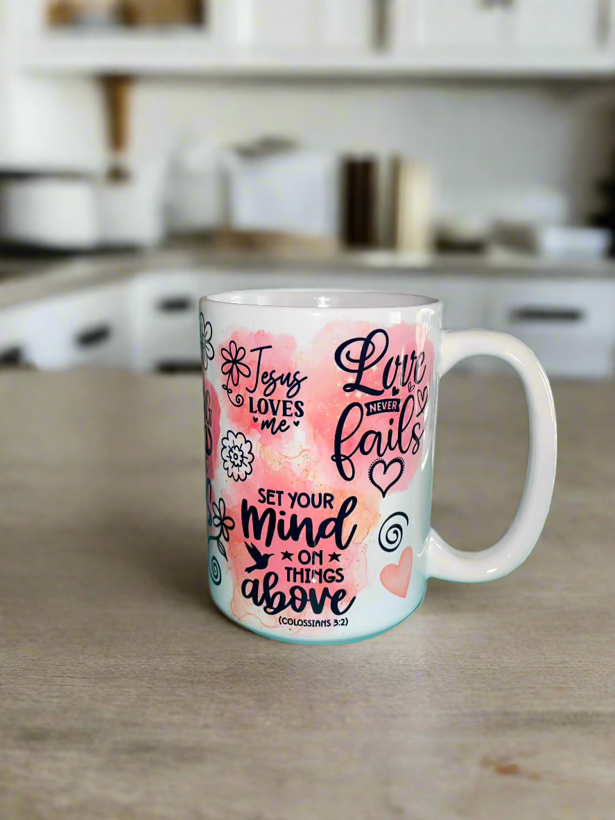 15 oz Adulting is Hard without Jesus Ceramic Mug