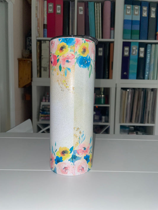 20 oz Let Your Light Shine Glitter Tumbler