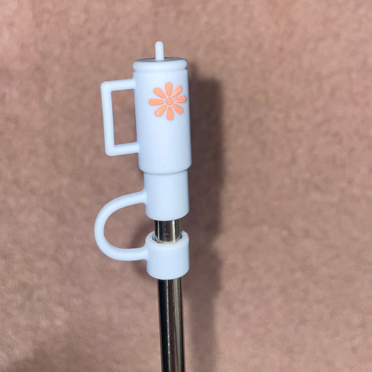 light blue tumbler straw topper