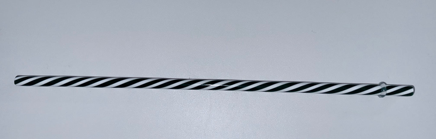 11" Candy Cane Straws - Reusable Holiday Drinking Straws - The Redheaded StoryKeeper