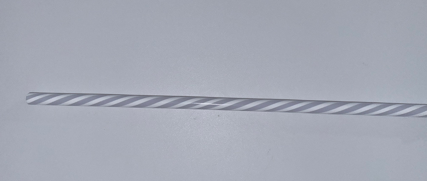 11" Candy Cane Straws - Reusable Holiday Drinking Straws - The Redheaded StoryKeeper