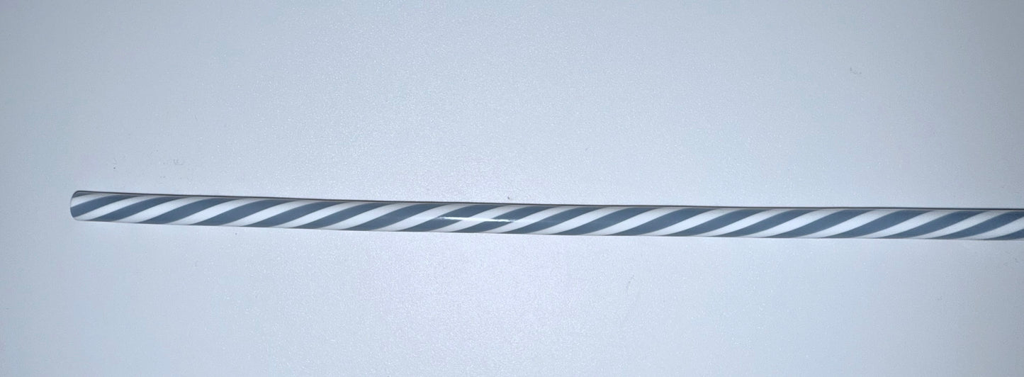 11" Candy Cane Straws - Reusable Holiday Drinking Straws - The Redheaded StoryKeeper