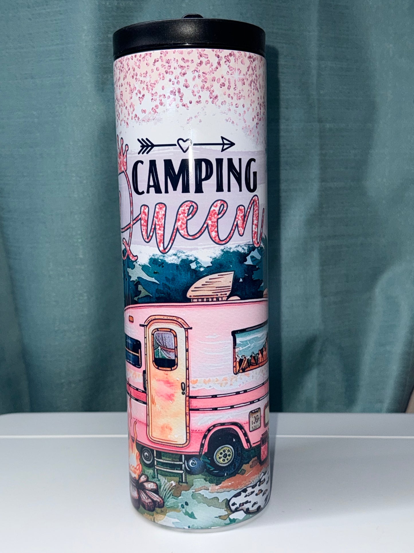 30 oz Camping Queen Due Tumbler