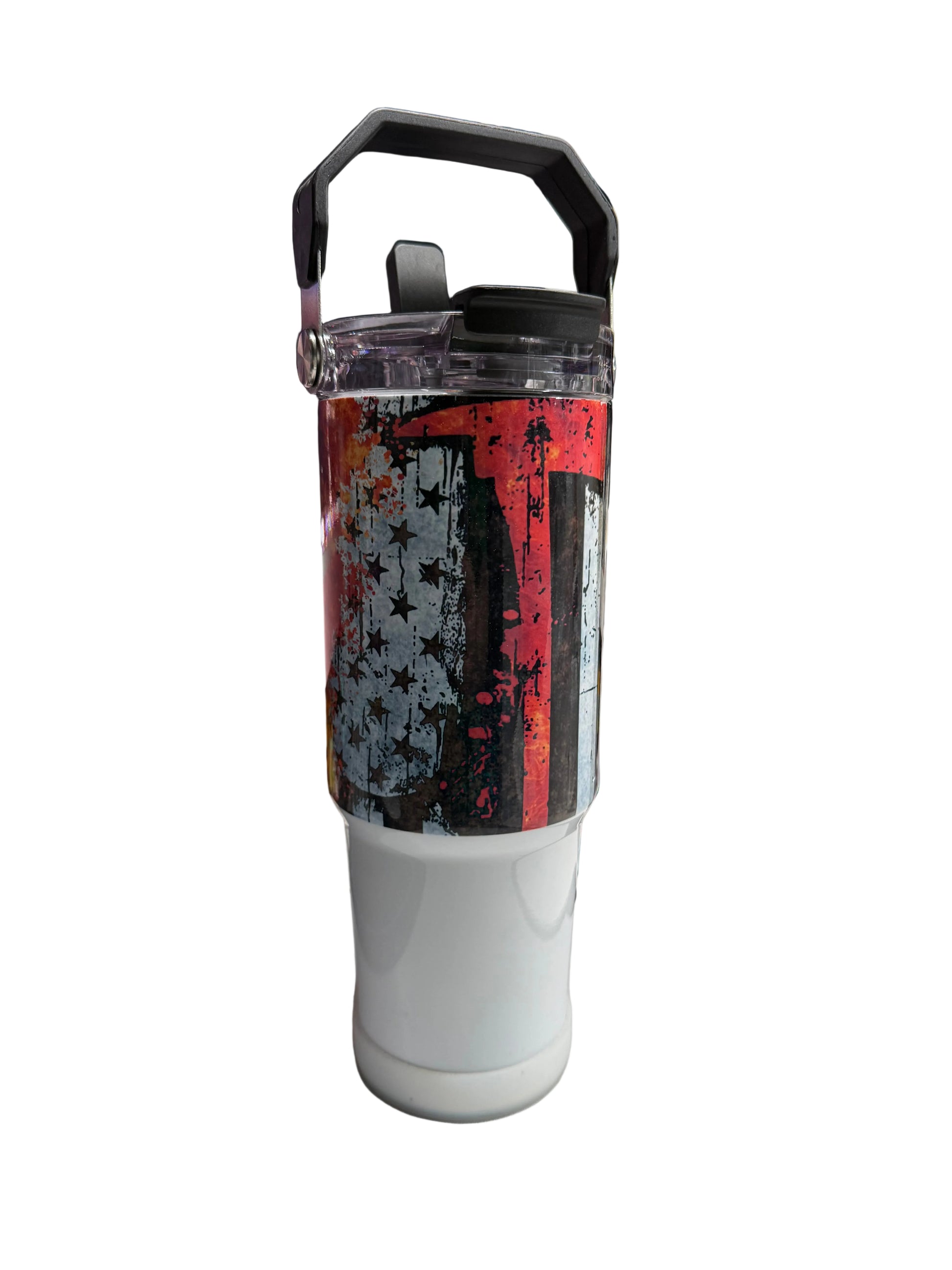 30 oz Firefighter Tri-Sip Tumbler - The Redheaded StoryKeeper
