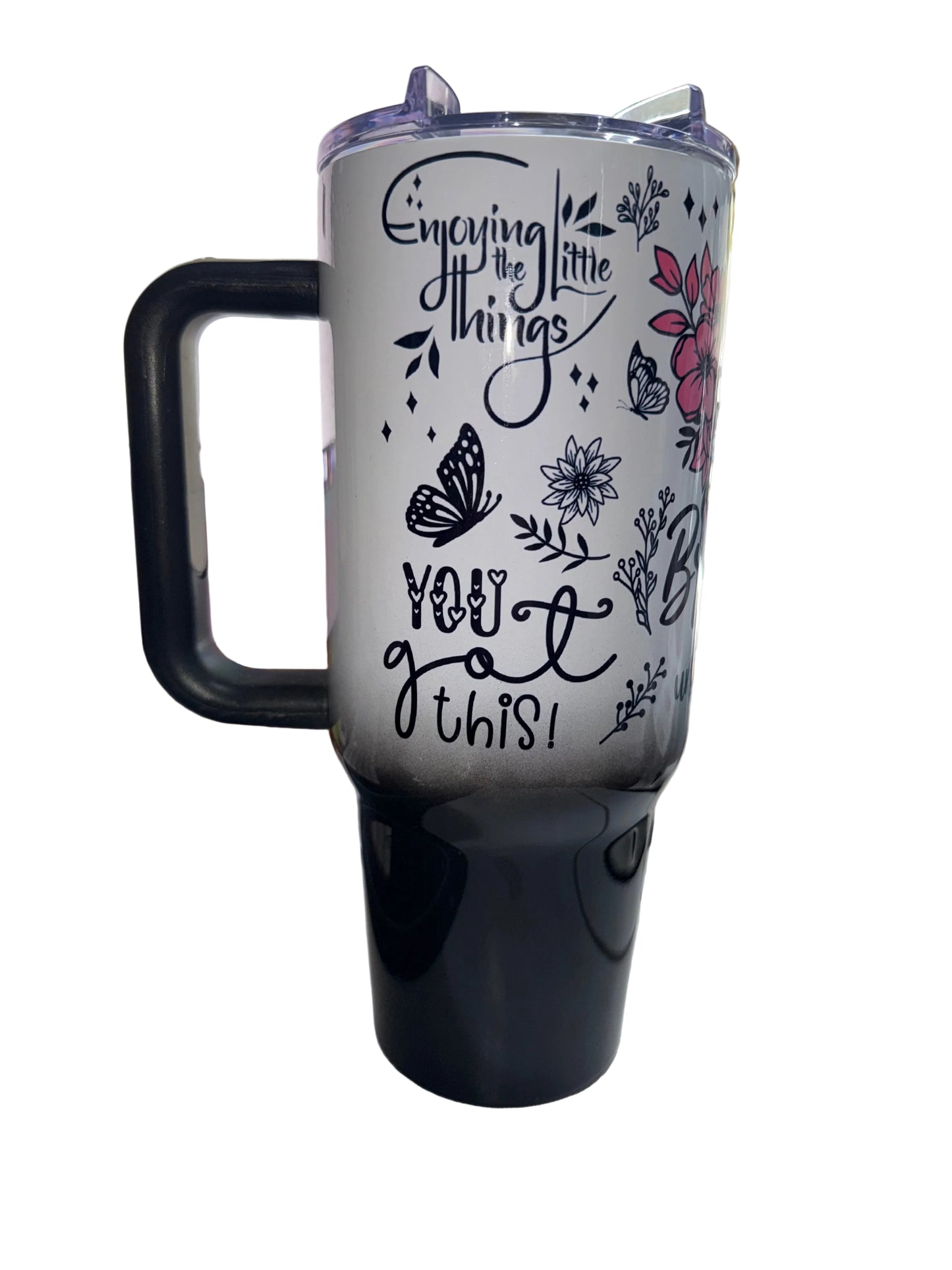 40 oz Just Breathe Big Swig Tumbler - The Redheaded StoryKeeper