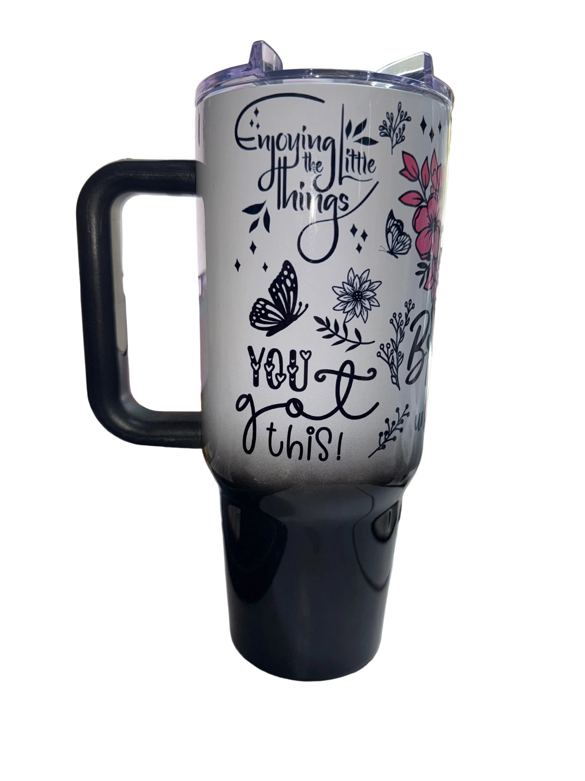 40 oz Just Breathe Big Swig Tumbler - The Redheaded StoryKeeper