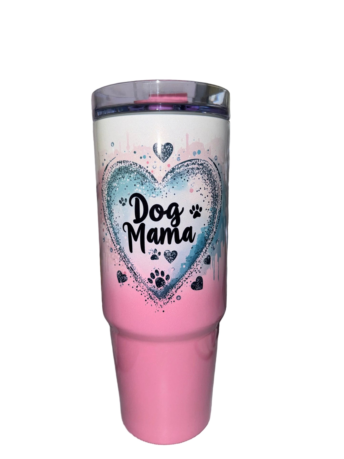 30 oz Dog Mama Grippy Tumbler - The Redheaded StoryKeeper