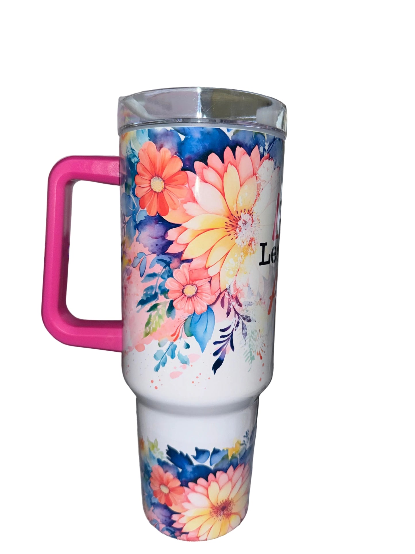 40 oz Live Laugh Leave Me Alone Travel Tumbler - The Redheaded StoryKeeper